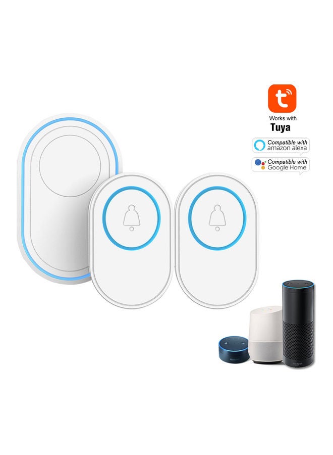 Wireless Doorbell Set White  - Image 1