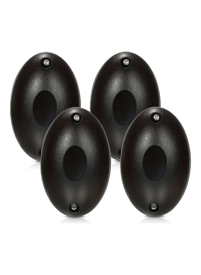 4-Piece Photoelectric Single Beam Infrared Sensors Black - Image 1