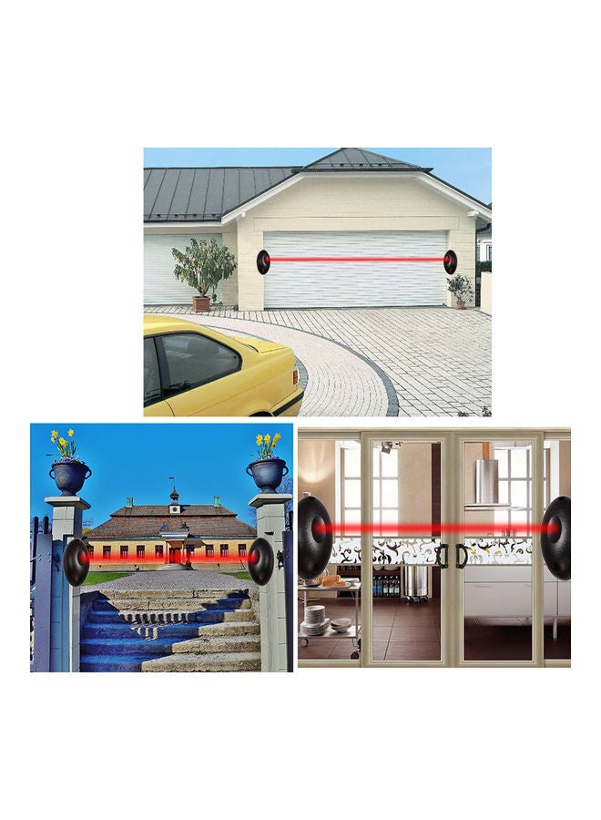 4-Piece Photoelectric Single Beam Infrared Sensors Black - Image 5