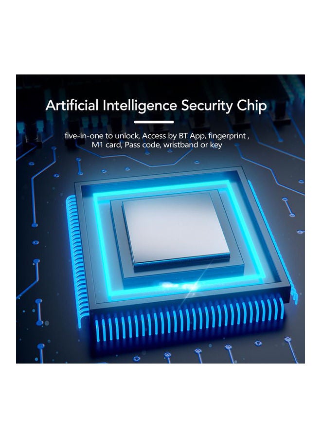 Electronic WiFi APP Password Door Lock Black - Image 5