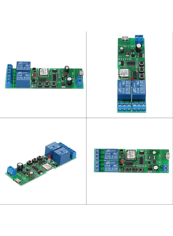 Generic 2-Channel Universal Smart Wifi Switch Module Green  - Image 3
