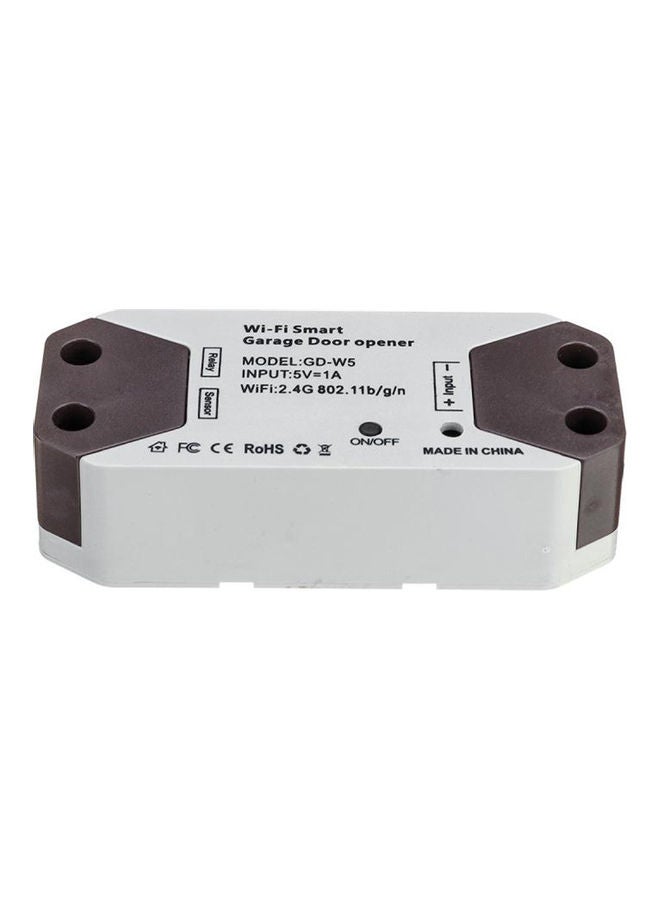 Wi-Fi Remote Control Garage Door Opener Black/White/Brown - Image 4