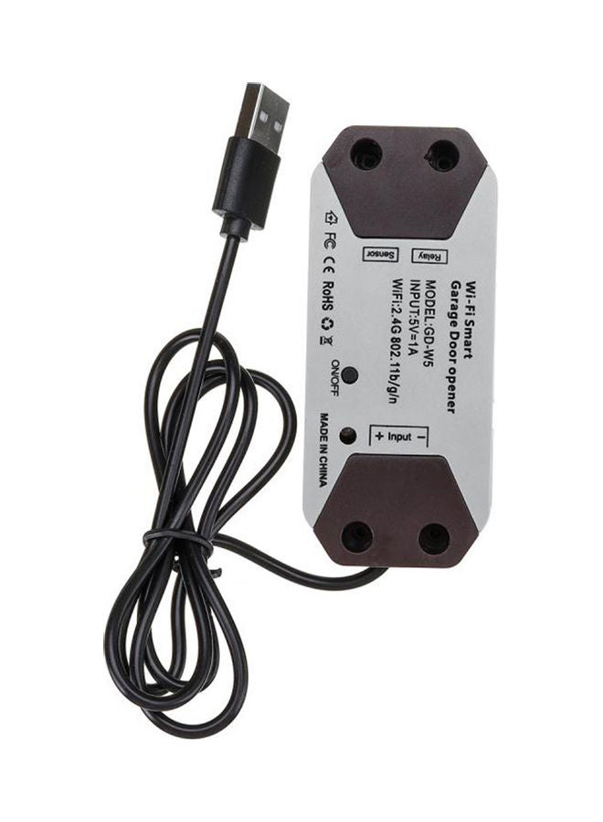 Wi-Fi Remote Control Garage Door Opener Black/White/Brown - Image 5