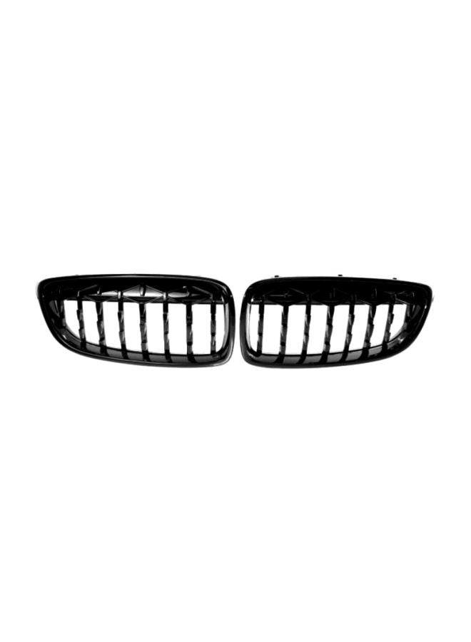 دوكولر - طقم شبكة أمامية لسيارة بي إم دبليو طراز F32, F33, F36, F82, F80, 428i, 435i, M3, M4  بتصميم النيزك للسلسلة 4 مكون من قطعتين - Image 1
