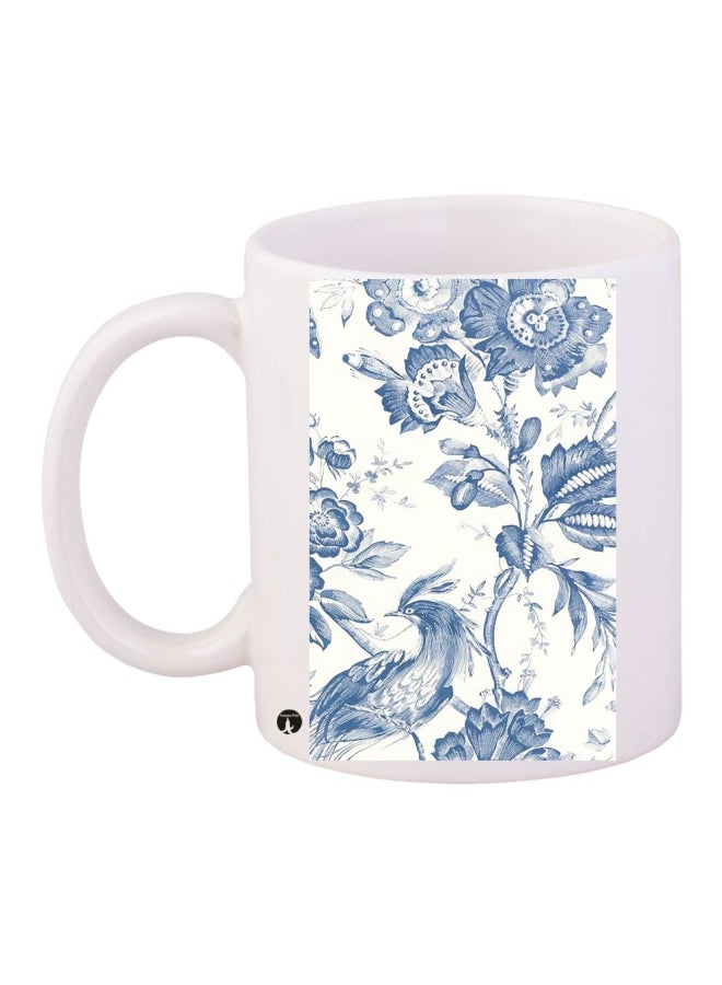 BP Printed Coffee Mug White/Blue