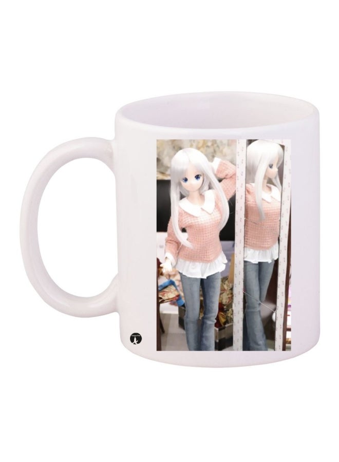 بي بي قدح قهوة خزفي متعدد الألوان