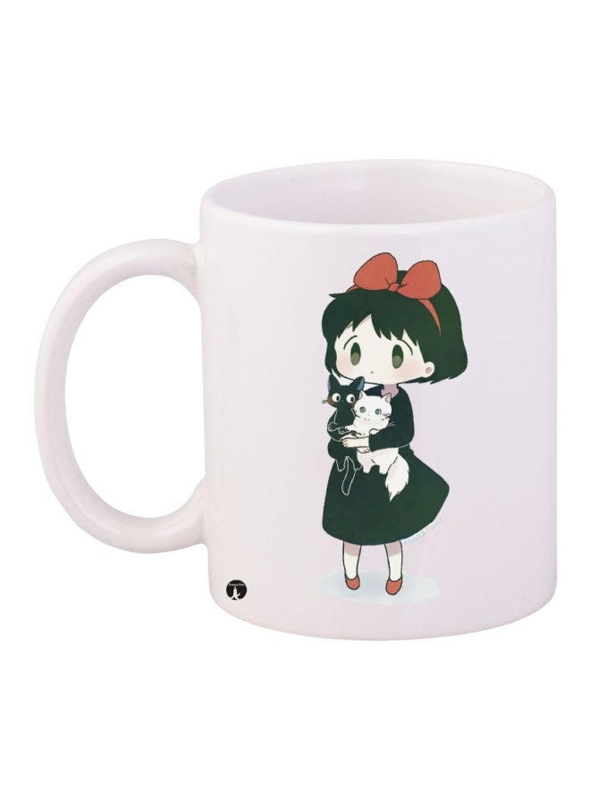 BP Ceramic Coffee Mug White/Green