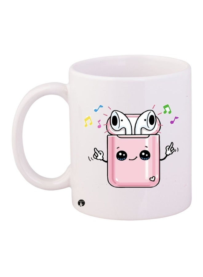 مج قهوة وردي