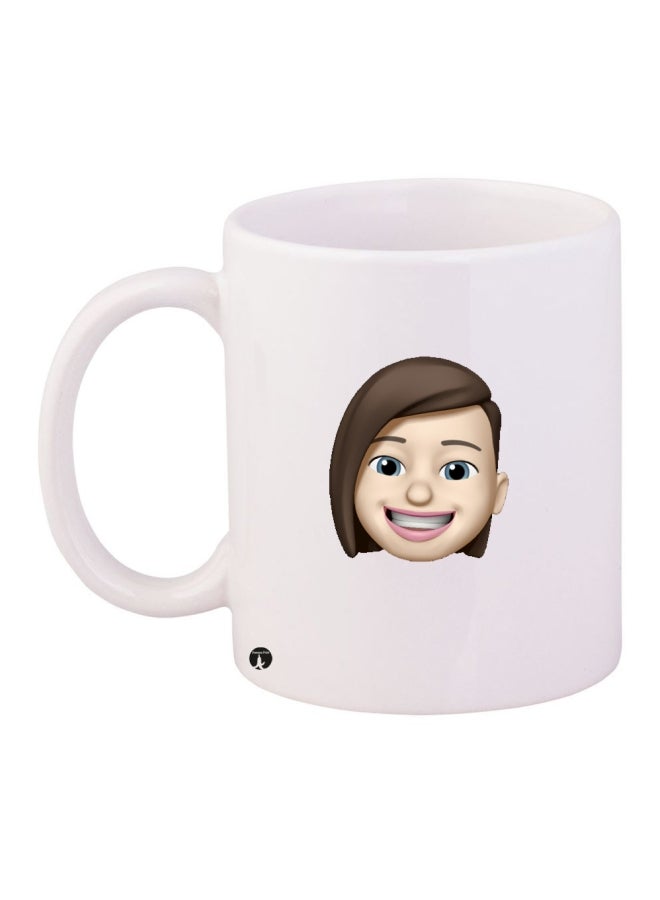 BP Printed Coffee Mug White/Beige