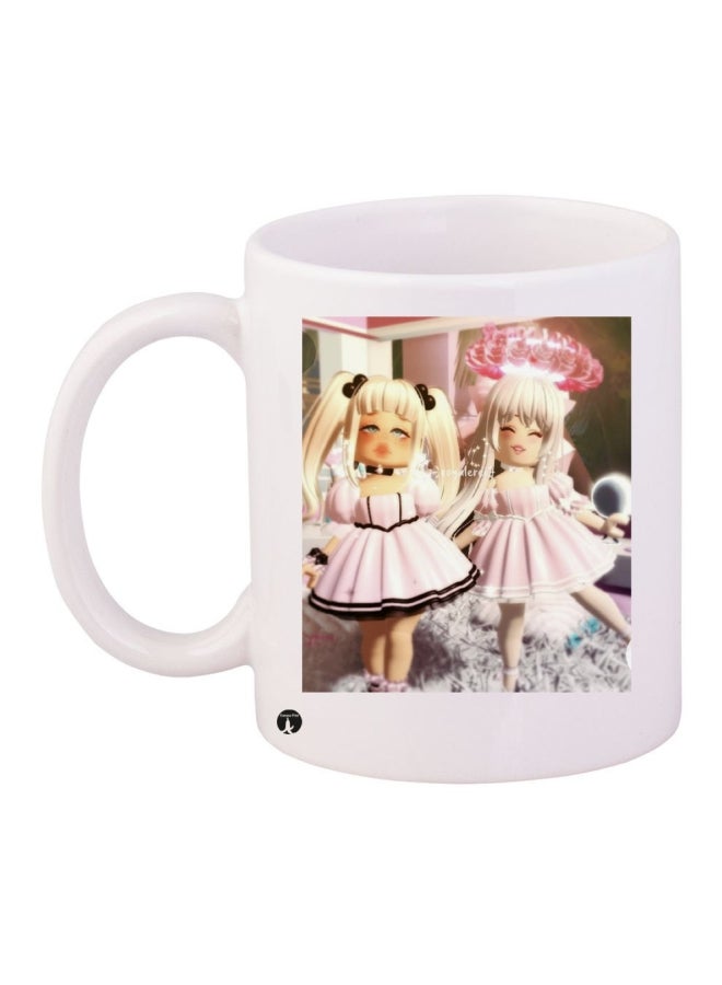 بي بي قدح قهوة مطبوع متعدد الألوان