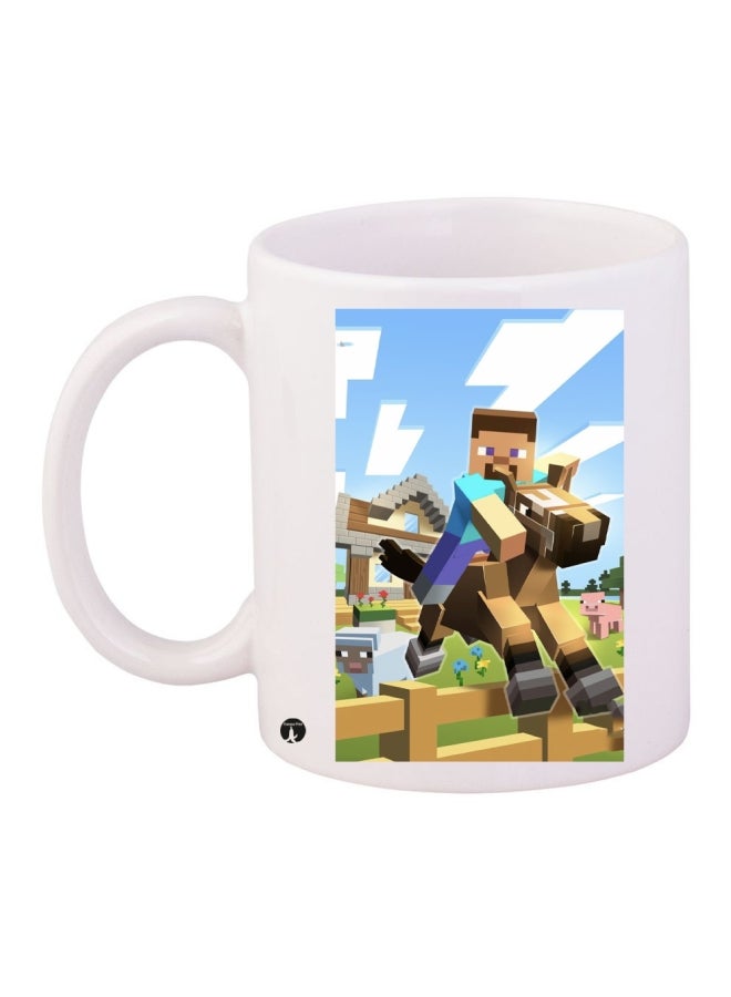 بي بي قدح قهوة خزفي متعدد الألوان