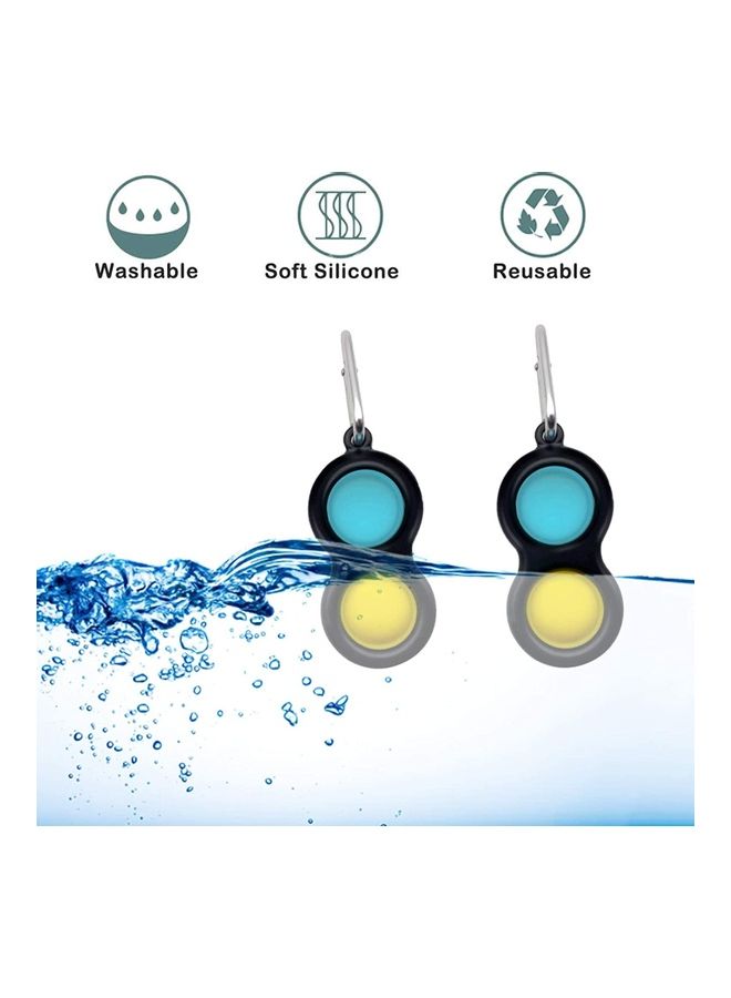 Push Pop Bubble Sensory Fidget Toy With Keyring
