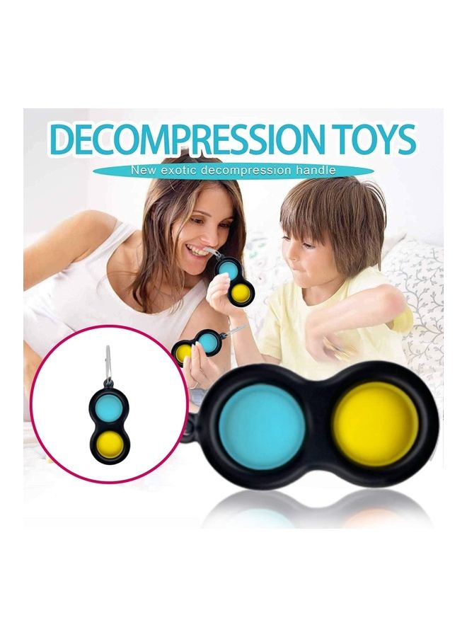 Push Pop Bubble Sensory Fidget Toy With Keyring