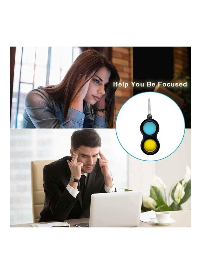 Push Pop Bubble Sensory Fidget Toy With Keyring