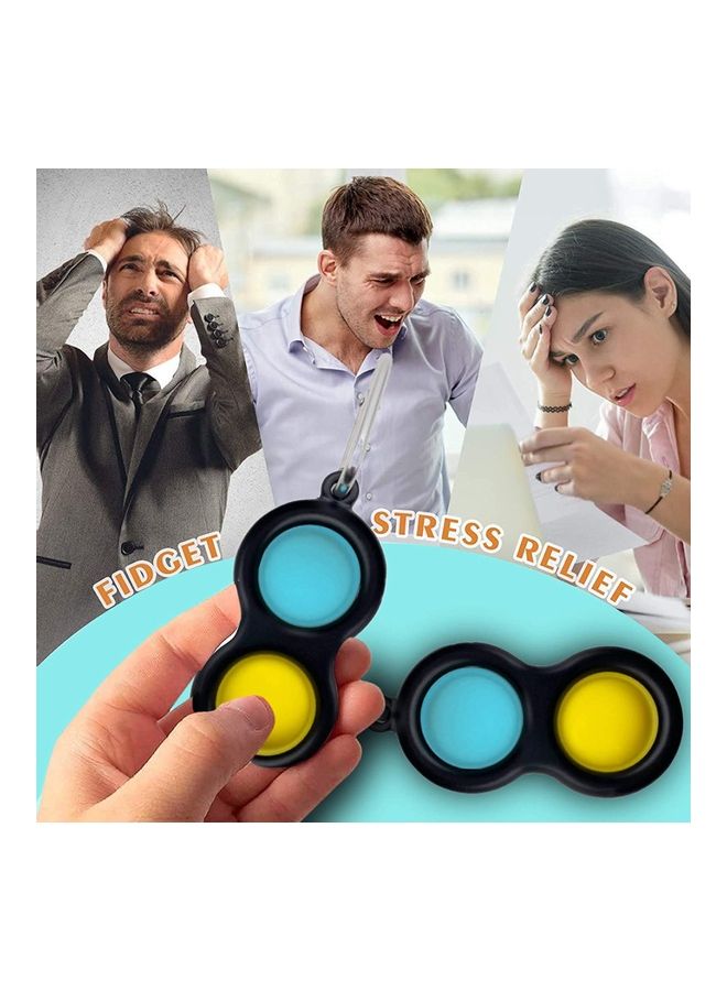 Push Pop Bubble Sensory Fidget Toy With Keyring