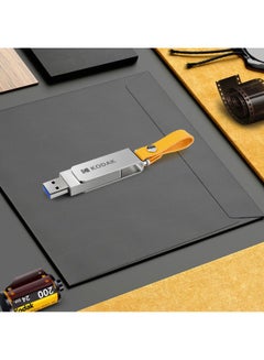 Kodak K133 32GB Metal Portable Waterproof Mini USB3.0 Flash Pen Drive With Sling C6681-32-L Silver  - Image 3