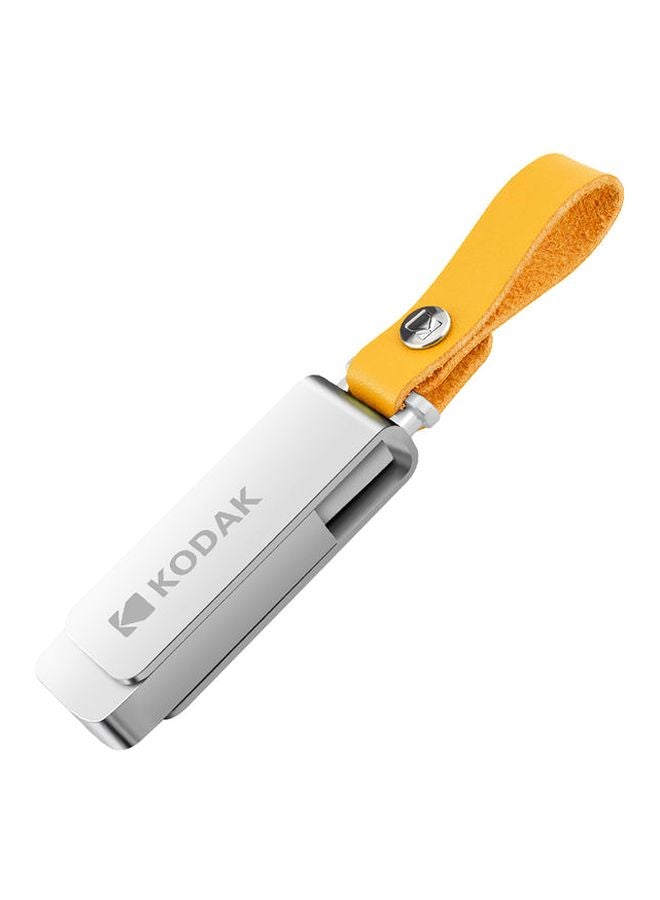 Kodak K133 128GB Metal Portable Waterproof Mini USB3.0 Flash Pen Drive With Sling C6681-128-L Silver  - Image 1