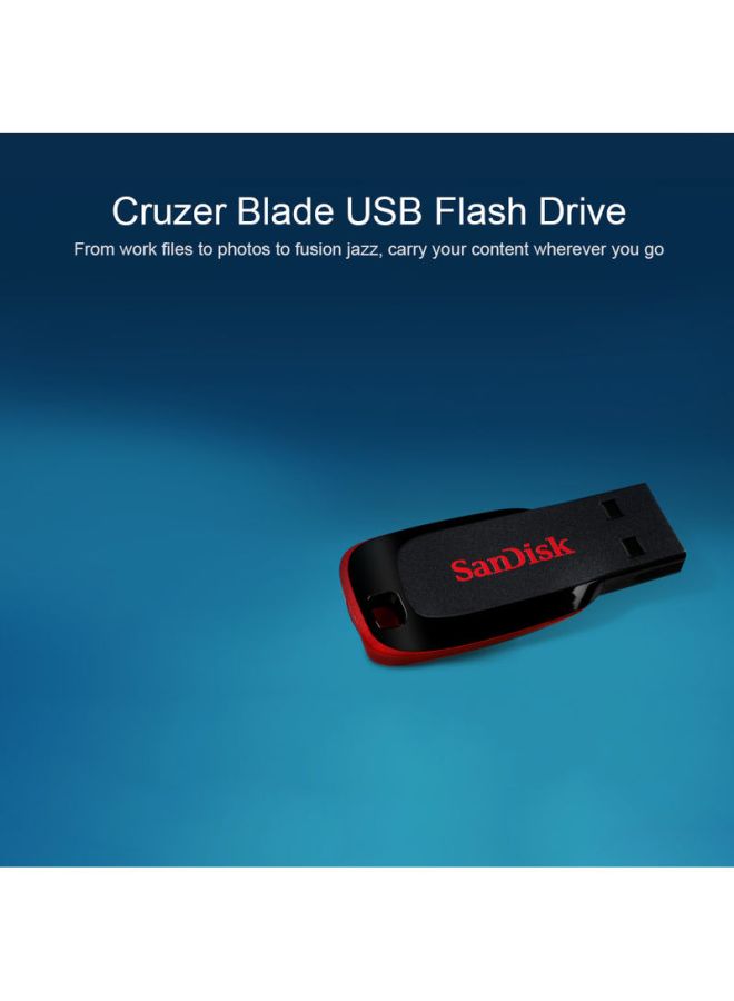 سانديسك فلاش درايف كروزر بليد بتصميم رفيع مشفر صغير الحجم بمنفذ USB 2.0 سعة 32 جيجابايت 32 GB  - Image 3