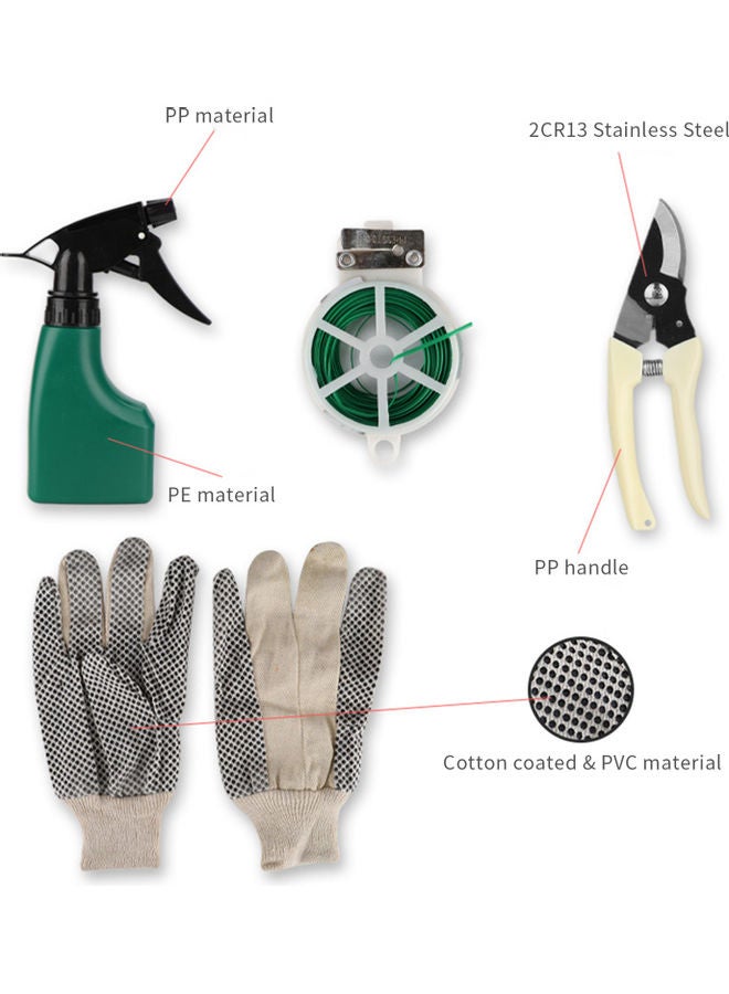 Generic 11-Piece Garden Tools Set Green  - Image 4