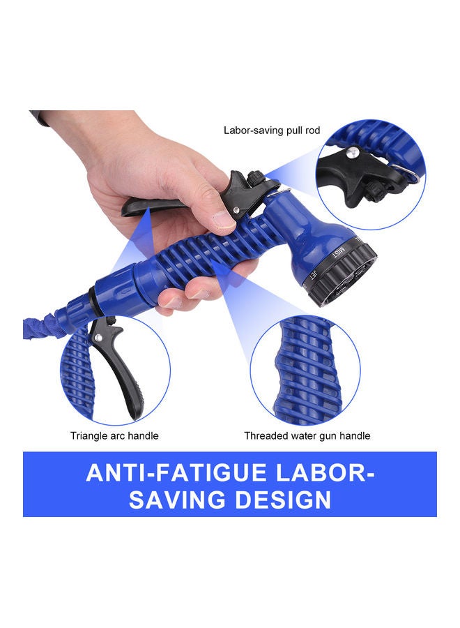 3 Times Expandable Garden Hose Blue