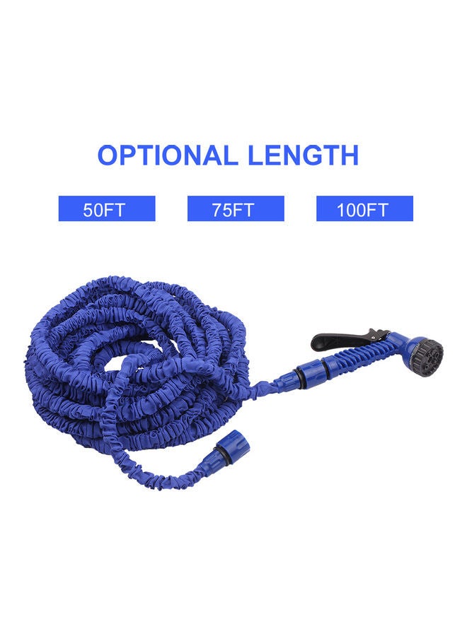 3 Times Expandable Garden Hose Blue