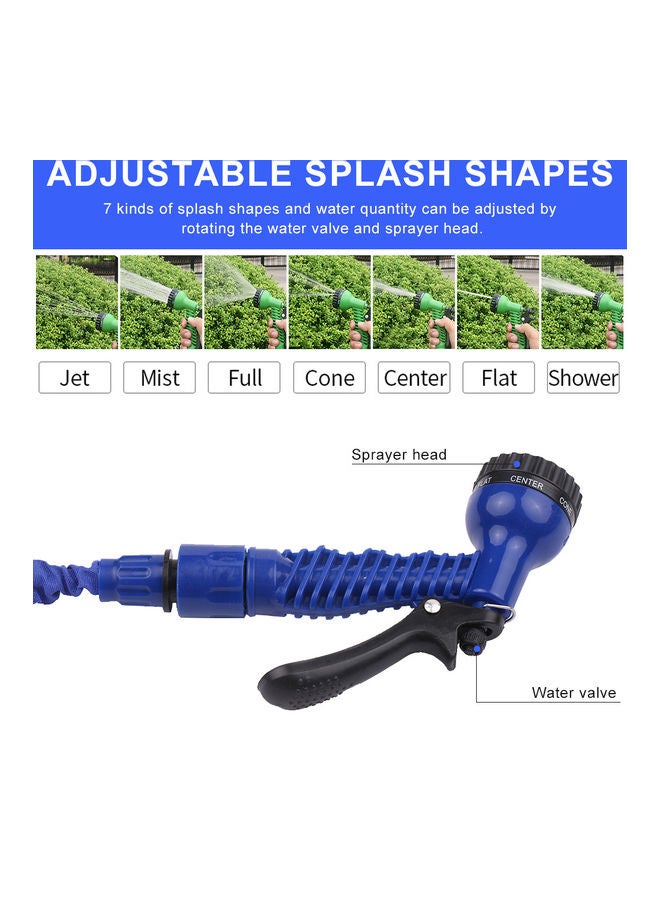 3 Times Expandable Garden Hose Blue