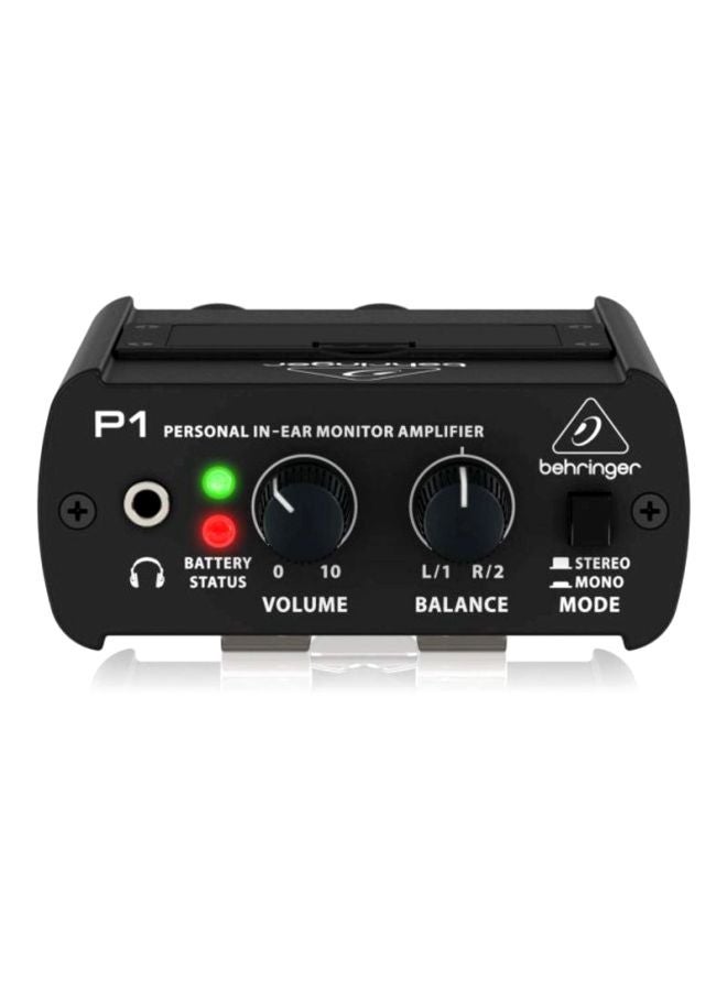 behringer - Personal In-Ear Monitor Amplifier P1 Black/White - Image 1