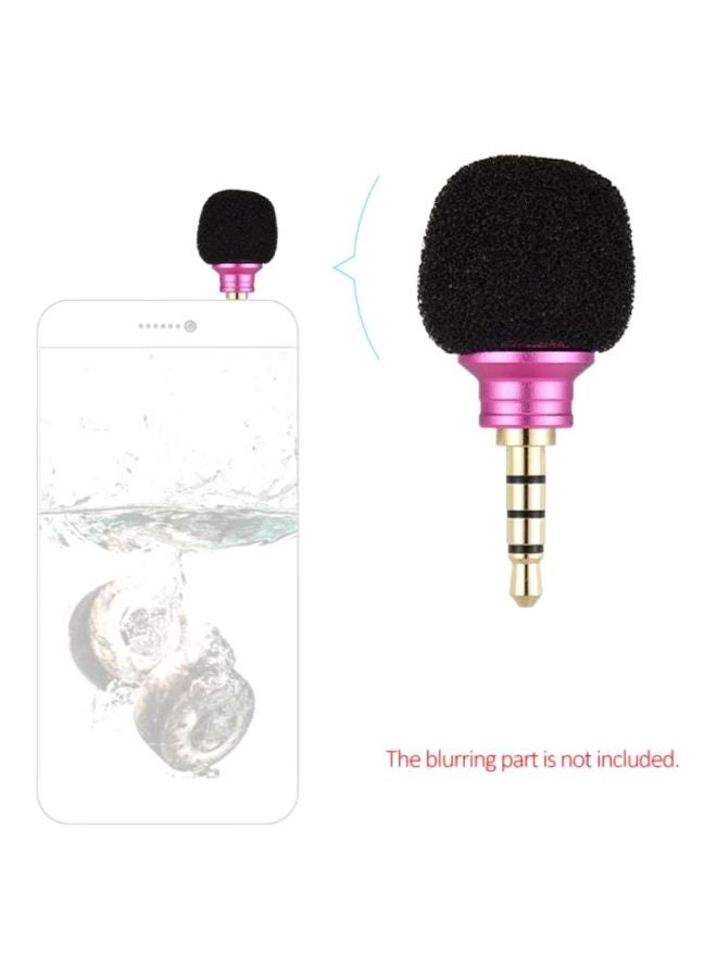 ANDOER EY-610A Portable Clip-On Lapel Lavalier Condenser Microphone LU-D5161R Pink/Black  - Image 2