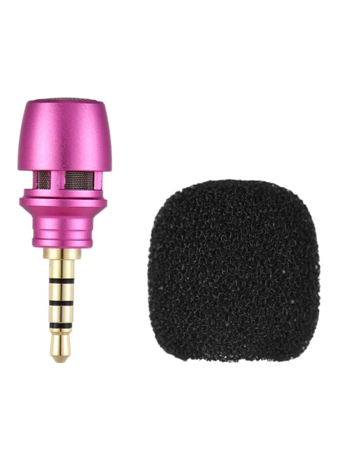 ANDOER EY-610A Portable Clip-On Lapel Lavalier Condenser Microphone LU-D5161R Pink/Black  - Image 3