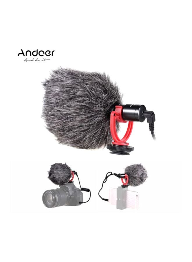 ANDOER Andoer AD-M2 Cardioid Directional Condenser Microphone AD-M2 Black/Grey  - Image 2