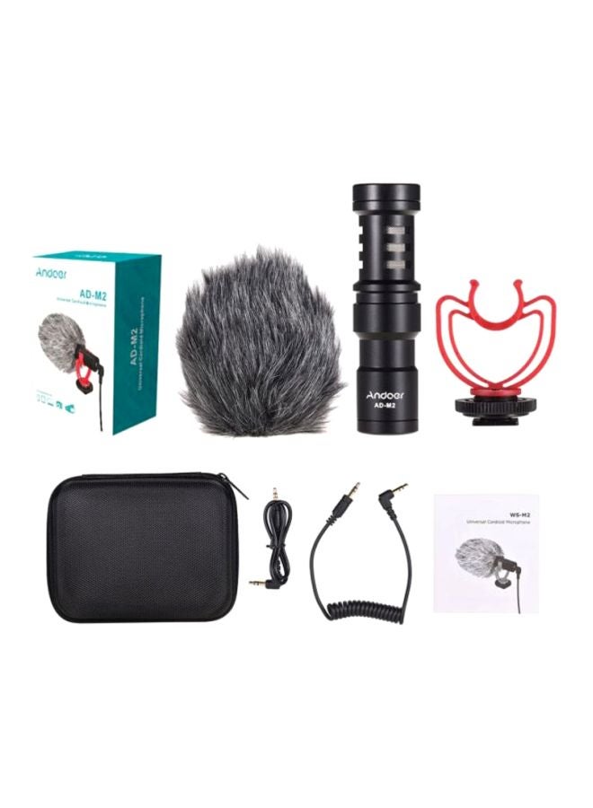 ANDOER Andoer AD-M2 Cardioid Directional Condenser Microphone AD-M2 Black/Grey  - Image 5