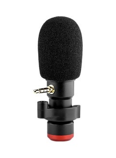 Mini Plug-In Smartphone Microphone 1D8145 Black/Red