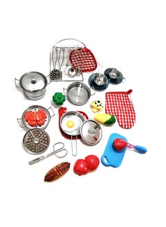 child toy Stainles Steel Kitchen Ware Playset  - Image 1