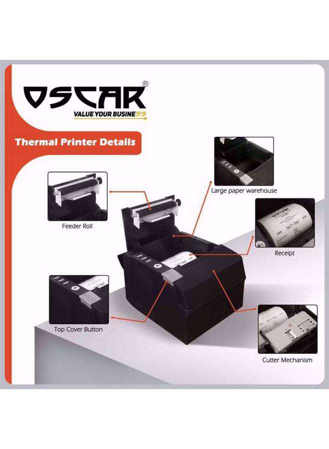 Oscar - Thermal Bill POS Receipt Printer Black - Image 1