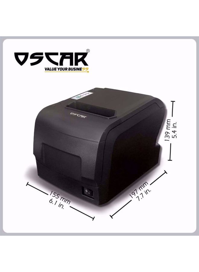 Oscar Thermal Bill POS Receipt Printer Black  - Image 4