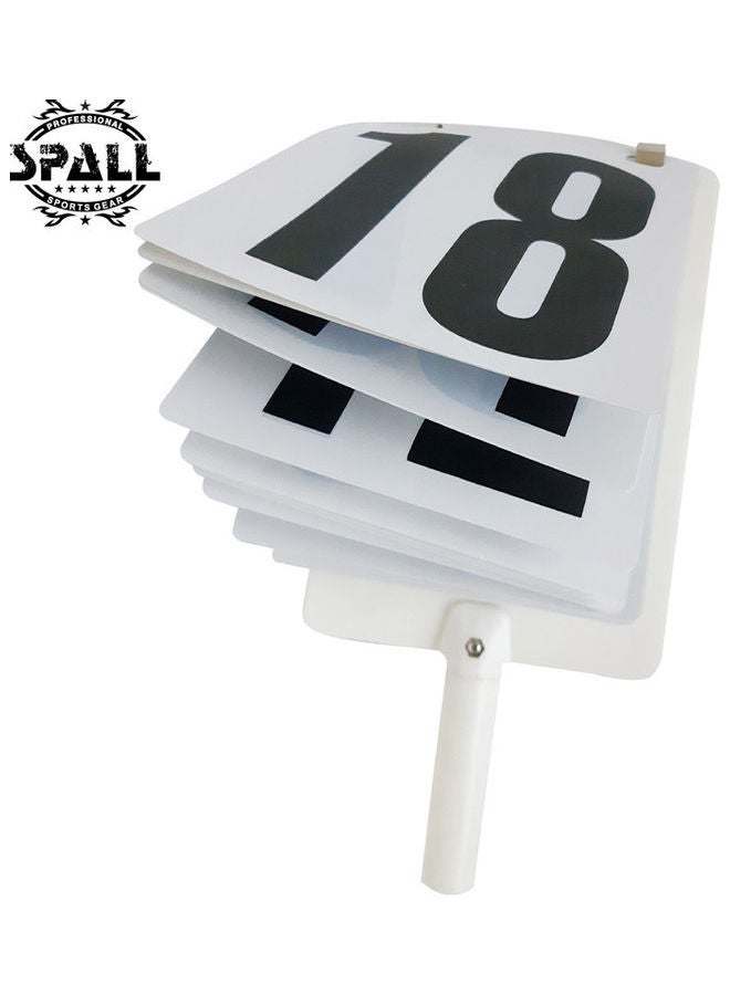 Spall Portable Flipper Scoreboard white  - Image 1