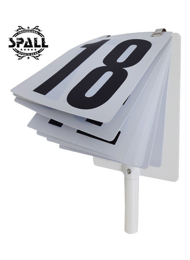 Spall Portable Flipper Scoreboard white  - Image 2