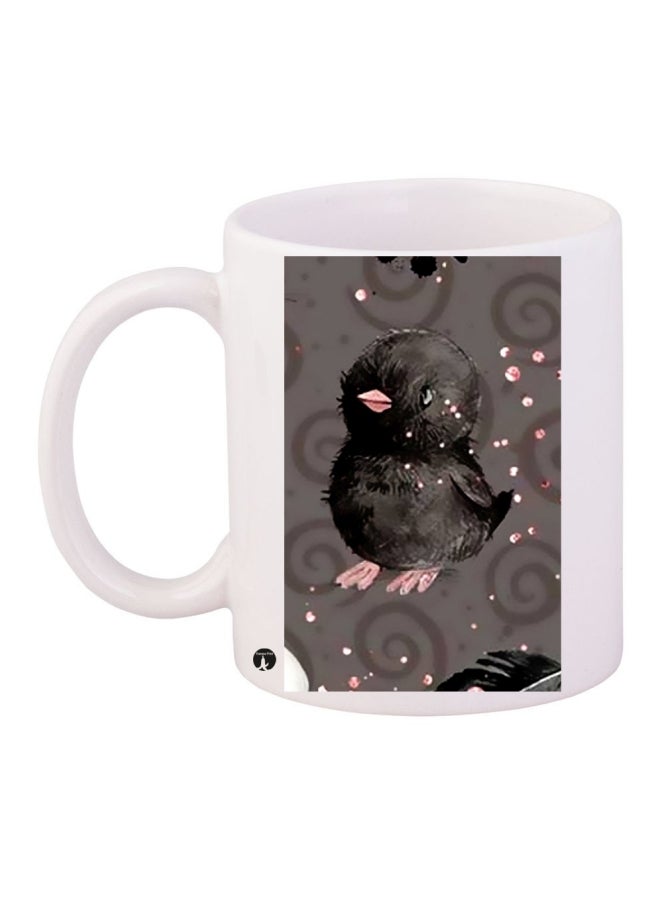 BP Printed Ceramic Coffee Mug White/Grey/Black