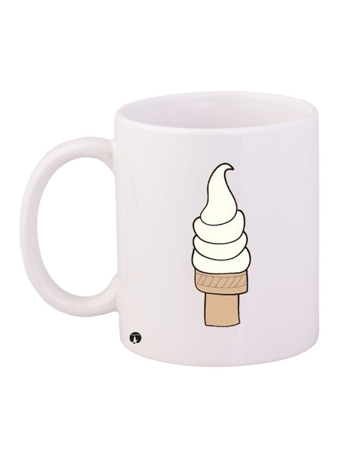 BP Printed Coffee Mug White/Beige