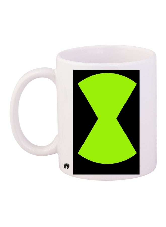 BP Printed Coffee Mug White/Black/Green