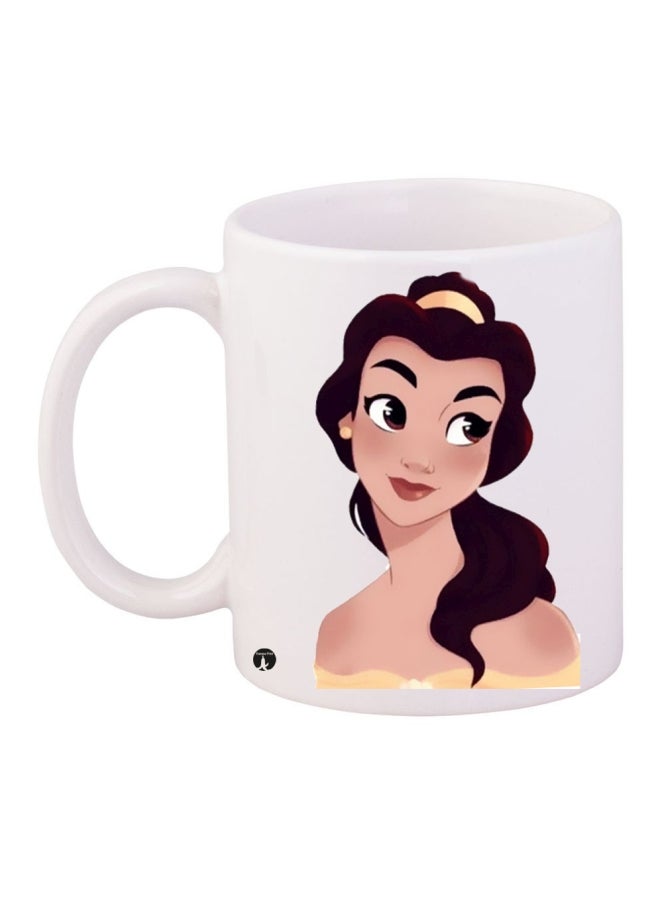 BP Printed Coffee Mug White/Beige/Brown