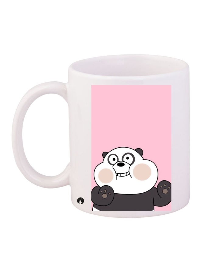 BP Printed Coffee Mug White/Pink/Black