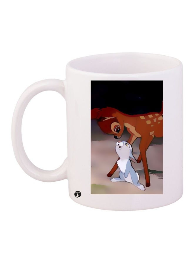 BP Printed Coffee Mug White/Brown/Grey
