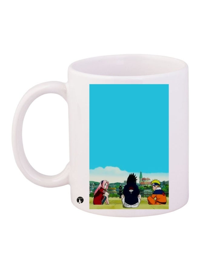 BP Printed Coffee Mug White/Blue/Yellow