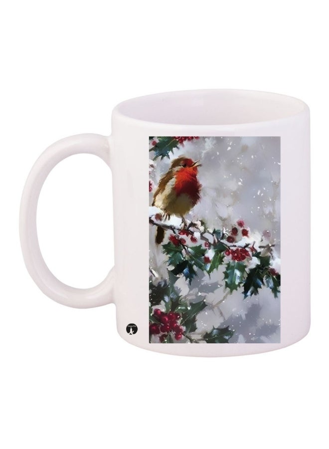 BP Printed Coffee Mug White/Red/Green
