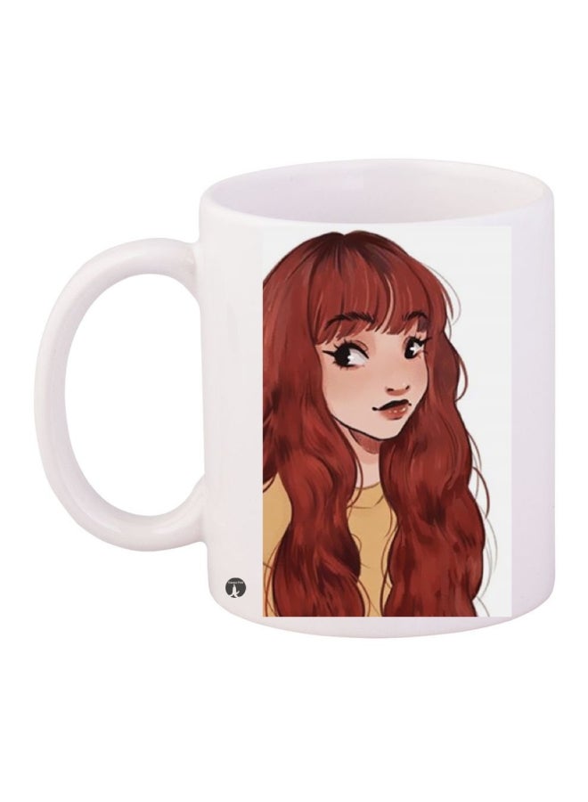 BP Printed Coffee Mug White/Beige/Brown