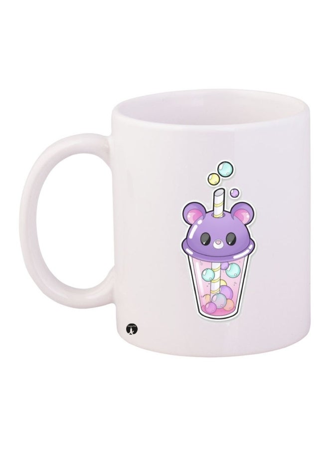 BP Printed Coffee Mug White/Purple/Blue