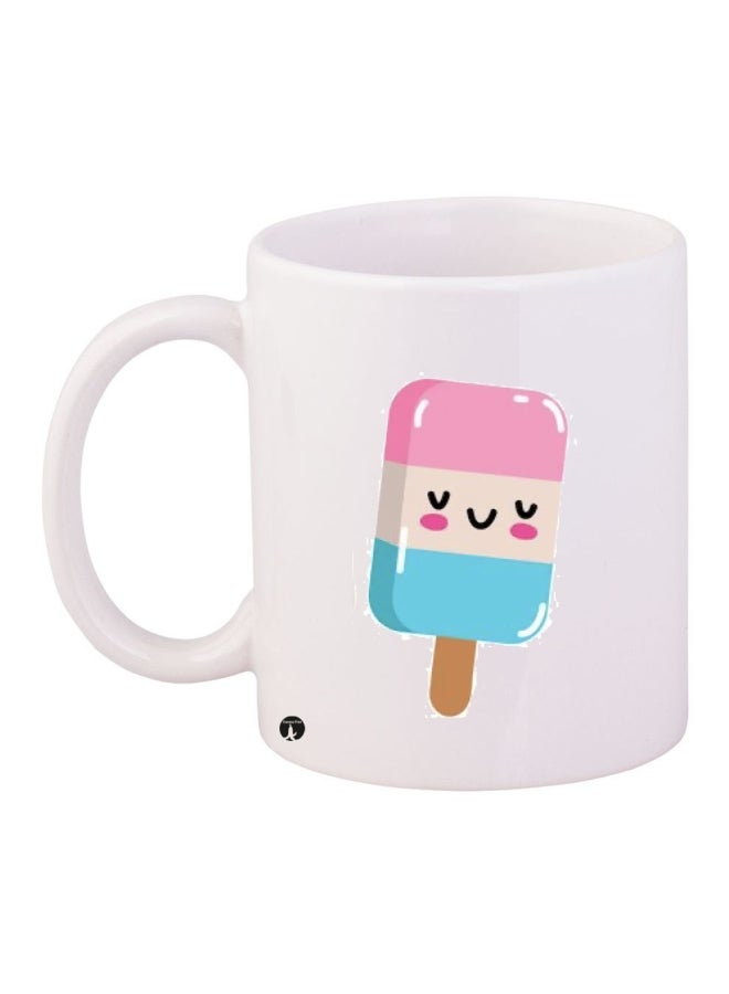 BP Printed Coffee Mug White/Pink/Blue