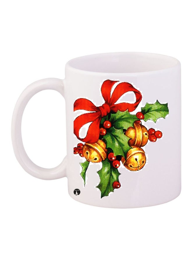 بي بي قدح قهوة مطبوع أبيض/أخضر/أحمر