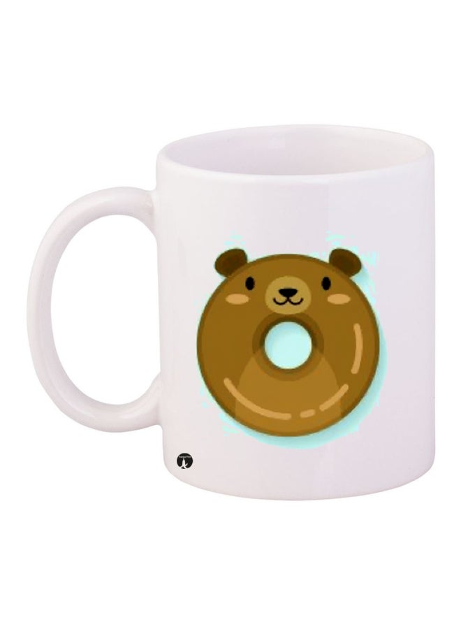 BP Printed Coffee Mug White/Brown